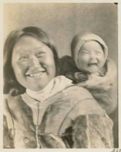Image: Ah-tung-unah (Atangana) and baby (Inatdliakq Miteq)